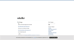 Desktop Screenshot of mkeller.blogg.se