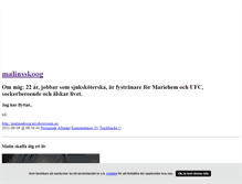 Tablet Screenshot of malinsskoog.blogg.se