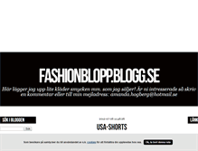 Tablet Screenshot of fashionblopp.blogg.se