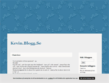 Tablet Screenshot of kevin.blogg.se