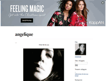 Tablet Screenshot of angelique.blogg.se