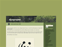 Tablet Screenshot of djurprojekt.blogg.se