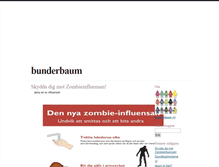 Tablet Screenshot of bunderbaum.blogg.se