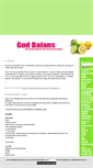 Mobile Screenshot of godbalans.blogg.se