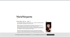 Desktop Screenshot of mariamargareta.blogg.se