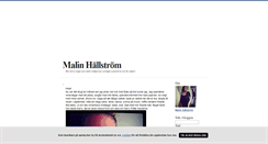 Desktop Screenshot of malinhallstrom.blogg.se