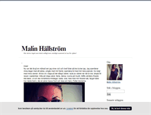 Tablet Screenshot of malinhallstrom.blogg.se