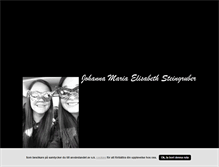 Tablet Screenshot of johannaasteingruber.blogg.se