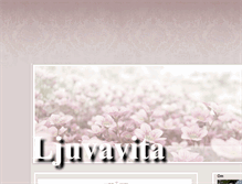 Tablet Screenshot of ljuvavita.blogg.se