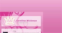 Desktop Screenshot of carolinewickman.blogg.se