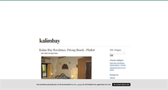 Desktop Screenshot of kalimbay.blogg.se