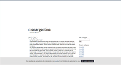 Desktop Screenshot of menargentina.blogg.se