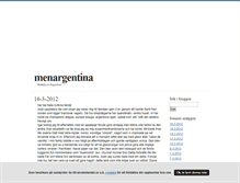 Tablet Screenshot of menargentina.blogg.se