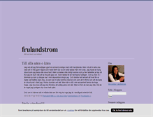 Tablet Screenshot of frulandstrom.blogg.se