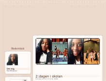 Tablet Screenshot of basketchick.blogg.se