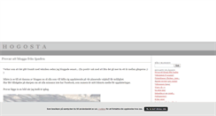 Desktop Screenshot of hogosta.blogg.se