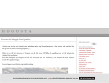 Tablet Screenshot of hogosta.blogg.se
