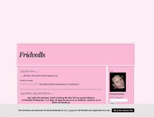 Tablet Screenshot of fridvalls.blogg.se