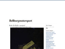 Tablet Screenshot of bellborgmotorsport.blogg.se