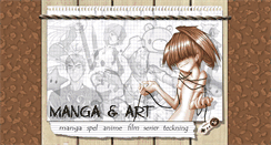 Desktop Screenshot of mangaandart.blogg.se