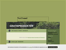 Tablet Screenshot of gratisprodukter.blogg.se