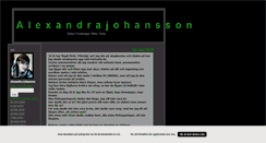 Desktop Screenshot of missmejohansson.blogg.se