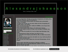 Tablet Screenshot of missmejohansson.blogg.se