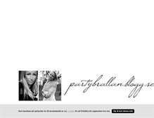Tablet Screenshot of partybrallan.blogg.se