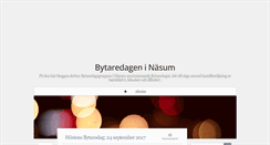 Desktop Screenshot of bytaredagen.blogg.se