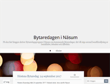 Tablet Screenshot of bytaredagen.blogg.se