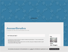 Tablet Screenshot of januaribruden.blogg.se