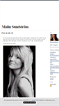 Mobile Screenshot of maalinsundstrom.blogg.se
