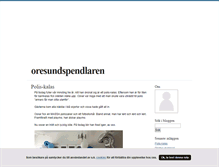 Tablet Screenshot of oresundspendlaren.blogg.se