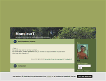 Tablet Screenshot of monsieurt.blogg.se