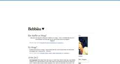 Desktop Screenshot of bebbiiss.blogg.se