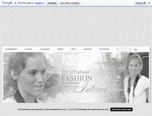 Tablet Screenshot of kollektion.blogg.se