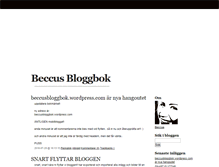 Tablet Screenshot of beccus.blogg.se