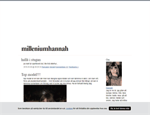Tablet Screenshot of milleniumhannah.blogg.se