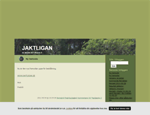 Tablet Screenshot of jaktligan.blogg.se