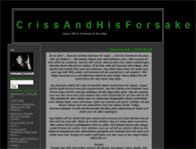 Tablet Screenshot of crissandhisforsakenworld.blogg.se
