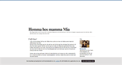 Desktop Screenshot of hemmahosmammamia.blogg.se