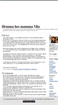 Mobile Screenshot of hemmahosmammamia.blogg.se
