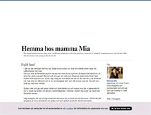 Tablet Screenshot of hemmahosmammamia.blogg.se