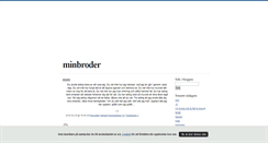 Desktop Screenshot of minbroder.blogg.se