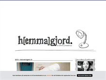 Tablet Screenshot of hemmagjord.blogg.se