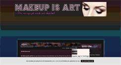 Desktop Screenshot of makeupisart.blogg.se