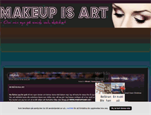Tablet Screenshot of makeupisart.blogg.se