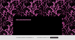 Desktop Screenshot of heelenaandersson.blogg.se