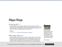 Tablet Screenshot of hippohopp.blogg.se