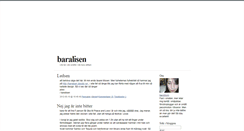 Desktop Screenshot of baralisen.blogg.se